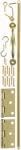 Wood Screen Door Hardware Set - Brass