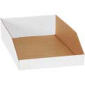 Open Top White Corrugated Bin Box, 12