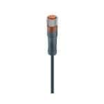 Hirschmann RKMV 4-225/2 M, Sensor/Actuator Cable, Str M8 Female 4pos-Free Cut, 4wire 2m Cable, PUR Black, 700000404