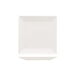 METRO Professional Assiette de service carrée en porcelaine 25 x 25 cm - Passe au lave-vaisselle - Blanc - 1 unité Cover
