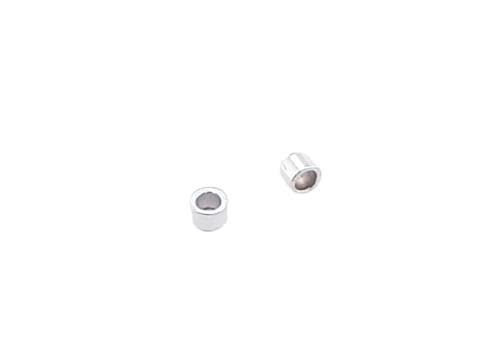 Cuentas de plata ley 925 Craft Wire de 1 x 1,2 mm para crear pulseras 3