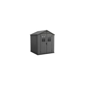 Keter Darwin 64 tuinhuis – dubbele deuren + raam – 190x122x221 – grijs