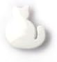 Crendon BF/8239 | White Nylon Children's Cat Button | Shank 20mm 30pk | Kitten