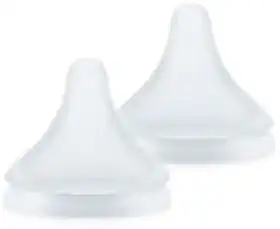 Kit com 2 Bicos de Silicone para Mamadeira Perfect Match Nuk - Fluxo Lento