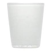 Memento Set 6 Bicchieri Vetro pulegoso Senza Gambo White Solid