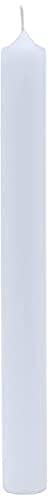 Rayher 31436000 Stabkerze, weiß, 40 cm, 4 cm ø, im Klarsichtkarton, Kommunionkerze, RAL-Gütezeichen, 100% Paraffin, Kerzenrohling Kommunion, Taufe, Geburtstag, Hochzeit, Kerze zum Verzieren
