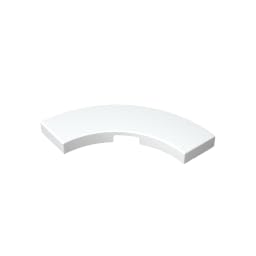 Circular Plate 3X3 Curved Light Panel 50PCS Compatible with Lego GDS-2182 Classic Bulk Toy MOC Color:Milky White โ image 1