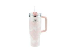 Copo com Canudo Stanley Quencher 2.0 Peach 1,180 Litros