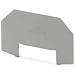 0321213, Connector Accessories Separating Plate Straight Gray (25 Items)