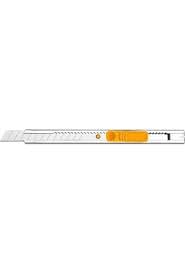 Snap-of kupa Cep Tip Ince Metal Maket Bıçağı Dar Maket Bıçağı A-1P Aluminyum Gövde Bıçak Otomatik Kilitli Profesyonel Falçata 9x80 LENTH:132 M