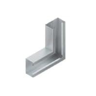 Coude plat pour conduit mural 170x70mm | Coin vertical GK 90° de gaine de ventilation