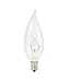 Bulbrite 460325 20PK - 25W - Flame Tip CA10 - E12 Base - 120V - 2600K- 3000Hr - Dimmable - Clear - Krystal Touch Krypton