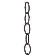 Image of B&P Lamp Nickel Plated 8 Gauge Oval Chain