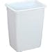 Rubbermaid FG2806TPWHT 36 Quart White Open Wastebasket