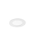 CristalRecord - Downlight LED Redondo Blanco Extraplano 6W Novo, Luz Neutra 4000K, 22mm Grosor, Driver Incluido, Pequeño