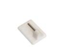 Ians Emporium White 1 Pk (2) Adhesive End Hooks For All Super Round Expanding Net Rod Nets At Home