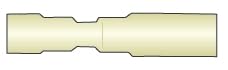 Sherco-Auto Heat Shrink & Crimp Red Male Bullet Connector 22-18 Gauge .180 Tab - 100 Pack - Made in USA
