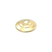 Image of B&P Lamp 5 1 /2 Inch Diameter Solid Brass Vase Cap, Polished and Lacquered Finish