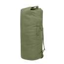 Rothco Gi Style Canvas Double Strap Duffle, Olive Drab #TOP1