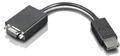 Lenovo DP to VGA Video dongle DisplayPort - VGA, 0.2 m, 03T6553 (DisplayPort - VGA, 0.2 m, VGA, DisplayPort, Male, Male, 1920 x 1200 WUXGA)
