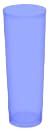 TELEVASO - 500 unidades - Vaso Tubo 300 ml Reutilizable Ligero - Polipropileno (PP) - Color azul - Vaso ecológico Libre de BPA, Ideal para cerveza, cubatas, agua