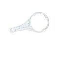 CFS 1 Pack Water Filter Housing Wrench Compatible with SW-2 & WR-100, Plastic Spanner for RO System & Under Sink Filters