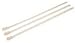 15 in. Cable Ties, Natural - 50 Per Bag