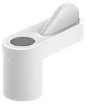 Crl White 1/16" Plastic Window Screen Clips - Bulk Pack Of 100 By Cr Laurence #TOP1