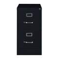 25" Deep Commercial 2 Drawer Letter Size High Side Vertical File Cabinet Color: Black #TOP1