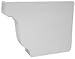 AW101K Gutter End Cap, Right Hand, White - Quantity 5
