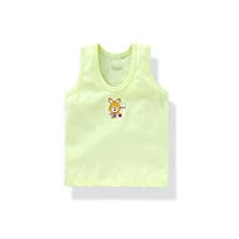 Image of KIKE Newborn Baby Printed Sleeveless Regular Fit Vest for Kids Pack of 3