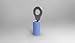 Ring Tongue Terminal 14-16AWG Copper Blue F Tin Bag