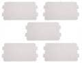 5PCS Microwave Oven Mica Plate, Waveguide Cover Replacement Parts, Universal Mica Sheet for Home Kitchen Microwave Oven, 116 * 64 MM / 4.6 * 2.5 Inch