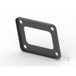 TE Connectivity/AMP Brand, Connector Accessories Flange Seal Straight EPDM Rubber Black Box (20 Items)