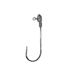 MASTERPRO Jighead Hooks, Lead Head Fishing Hooks with High Carbon Steel Black Nickel, Multiple Sizes for Freshwater & Saltwater, 20 pcs ‌(Silver, 5/0-1/8 oz)