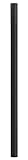 Solo Lights SP7-NCA-BK 7' Outdoor Direct Burial Aluminum Lamp Post, Fits Most Standard 3