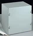 Wiegmann SC060606NK SC-Series NEMA 1 Screw Cover Wallmount Pull Box, No Knockouts, Painted Steel, 6" x 6" x 6" - Thumbnail 2
