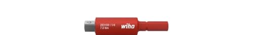 Wiha slimVario Electric 43139 Adaptor for 1/4 Inch Socket Spanner Red 1 Piece
