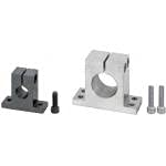 Shaft Supports - T-Shaped, Wide with Slit 10mmX20mm 1pc