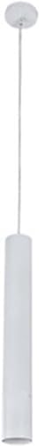 Lustre cylindrique moderne blanc pour optimiser l'éclairage de chambre - 2