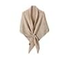 wocharm Women's Pashmina Shawl Wraps, Soft Open Front Poncho Sweater, Knitted Shawls Wool Cashmere Shoulder Top Sweater Shawls Triangle Scarf (Khaki)
