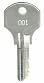 Toolbox Replacement Key for Kennedy 057