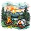 VibrantSunsetCamping