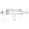 Category 1 Hydraulic Top Link 14 3/16 - 18 1/2