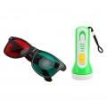 YUYTE Worth Four Light Test Rosso Verde Filtraggio Completo Evitare la Deviazione 1200 mAh Luce di Prova Portatile a 4 Punti