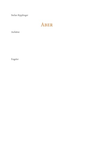Aber: Aufsätze (Theorie)
