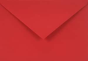 Netuno 500 red Coloured envelopes DIN C6 114x162mm 4.49x6.39 inches 115gsm Sirio Color Lampone Pointed gummed Flap no Window for Wedding Invitations Birthday Greeting Cards Flyers Christmas vouchers โ image 1