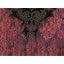 Pink Black Paisley Print