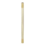 Image of B&P Lamp 4 Inch Brass Plated 1 /8 IP Steel Threaded Rod
