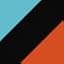 Black/Teal